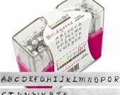BRIDGETTE UPPERCASE Letter Alphabet Metal Stamps font 3mm 1/8 inch ImpressArt Jewelry Stamps Hand Stamping Tools BEST PRiCE