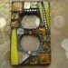 MOSAIC Electrical Outlet Cover - Gold and Yellow