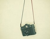 20% SALE A Dear Friend - Camera photography, retro wall art, minimalist decor, cream and black, gift for photographer 8x8 print