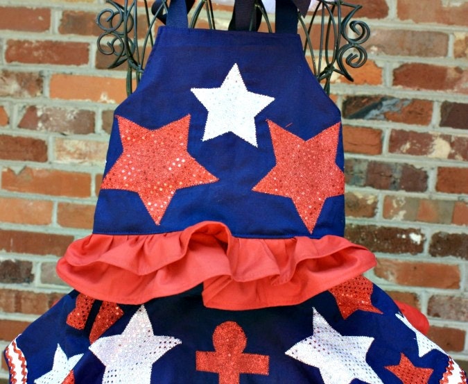 Red White and Blue National Custom Pageant Wear OOC