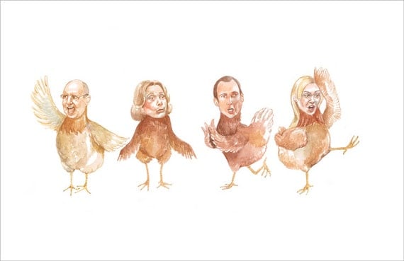 Arrested Development Chicken Dance Print 8 x 10