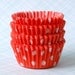 MINI Orange Polka Dot Cupcake Liners (100)