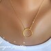 Single Circle Eternity Necklace in Gold - Measures 3/4" in diameter - Eternity Necklace - Perfect Gift - morganprather