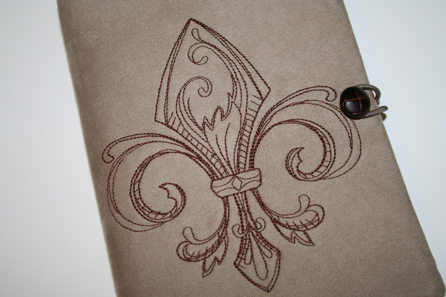 Fluer De Lis  Embroidered Kindle, Nook cover