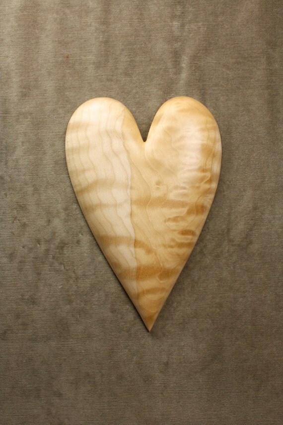 Wedding Gift Heart Wood Carving, Personalized Mothers Day Gift for Her ...