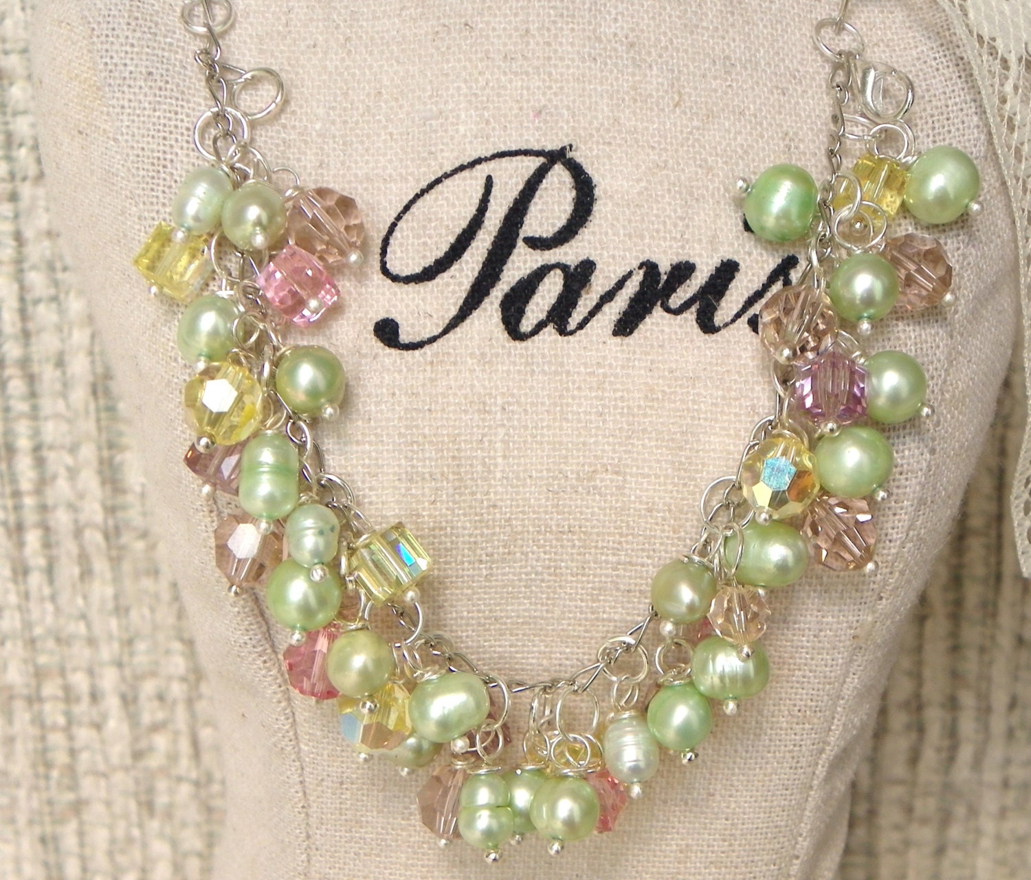 Store Wide Sale Silver Pastel  Charm Bracelet Free Shipping