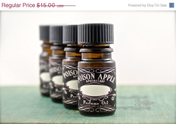 ON SALE Book of Spells Artisan Perfume Oil 5ml Bottle by Poison Apple Apothecary