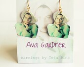 Ava Gardner Mint Movie Star Earrings