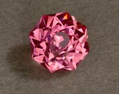 Handmade  14 kt Pendant in Rose, White or Yellow Gold with Rose Petal Cut Gemstone