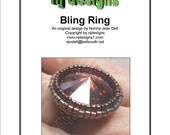 Instructions for Bling Ring - Beading tutorial