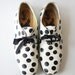 vintage polka dot BW oxford shoes