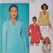 Long Sleeve Pullover Tunic Sz Xsm, Sm & Med Butterick 4133 uncut sewing pattern