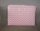 iPad Sleeve - Annette Tatum Boho Chevron Maroon