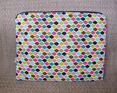 iPad Sleeve - Retro Drops Teal-Multi