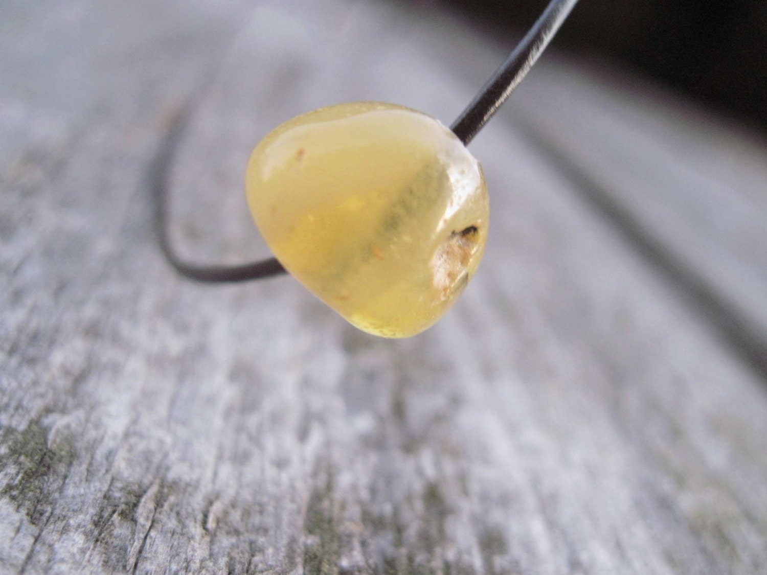 Honey Baltic Amber Pendant Mens Leather Necklace OOAK Unisex Jewelry Yellow Sunny OrangeTransparent Valentines Day gift