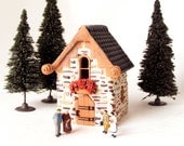 Moselle River Chapel - Miniature Handcrafted European Building in HO Scale - Luxembourg - Miniature Chapel -