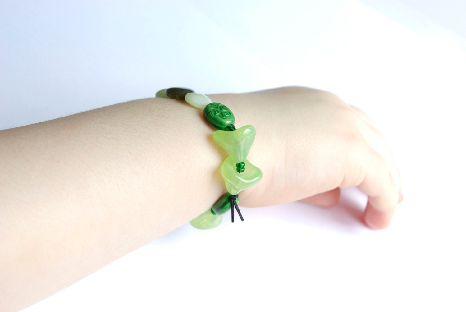 Green Bracelet, Children Bracelet, Kids Bracelet, Kids Jewelry, Children Jewelry, Beaded Bracelet, Summer Bracelet