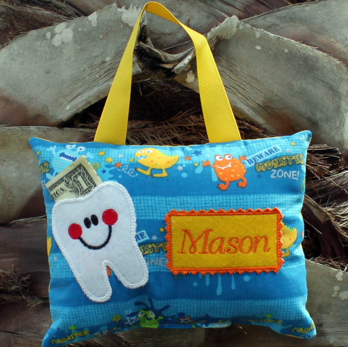 MONSTER Tooth Fairy Pillow