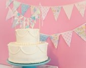 Chalky Pastel Vintage 3 Tier Cake Bunting Decoration Il_170x135