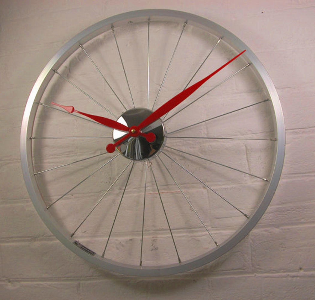 Bicycle Wheel Clock for Ruth