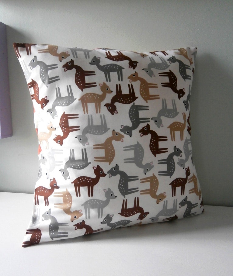 Deer Pillow / Cushion cover