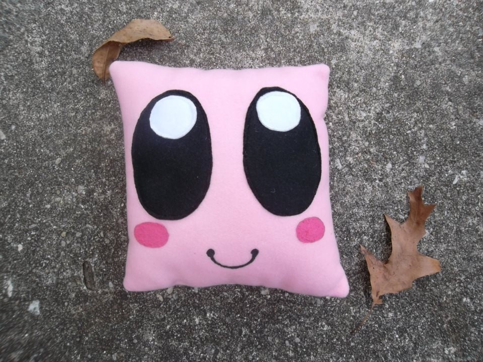 Cuddly Kirby (Medium) - Video Game inspired Pillow