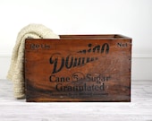 Vintage Industrial Extra Large Wood Crate / Industrial Storage
