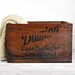 Vintage Industrial Extra Large Wood Crate / Industrial Storage