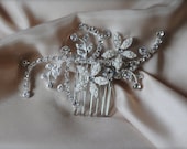 Ready to Ship, Rhinestone Bridal Comb, Wedding Hair Piece, Bridal Clip