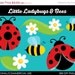 SALE - Lady Bugs Clipart - Digital Clip Art Graphics for Personal or Commercial Use