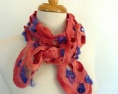 Pink Wool winter Fashion Scarf made in Australia