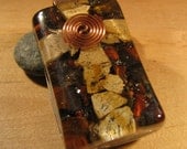 Tiger Iron and Jasper Orgone Pendant