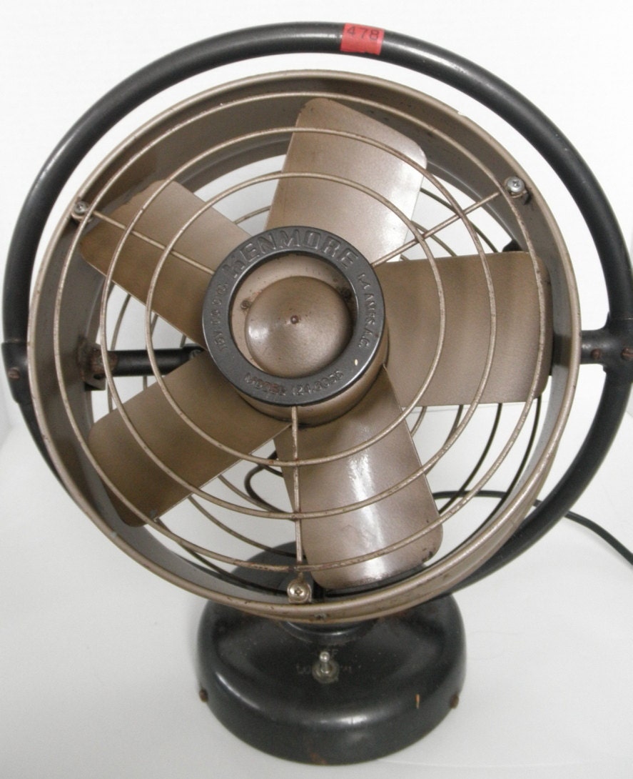 Vintage Kenmore Fan. Model 124.8055 by UniquelyYoursbyCil on Etsy