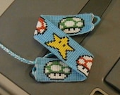 1UP Mushroom and Star Super Mario Bros Friendship Bracelet