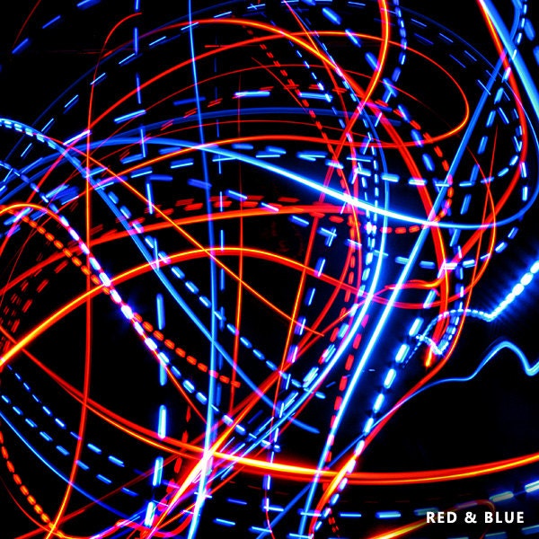 Fire & Ice - RB LED Rave Gloves (Value Microlights)