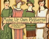 sale Sew 1920s Downton Abbey Frocks - Easy - Make your own 1920 Dress Patterns and MORE PDF e-Booklet