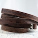 i carry your heart (in my heart) - e.e. cummings - Ultra Long leather Custom Quote Leather Wrap Bracelet