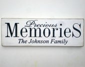 Personalized Family Name Memento Carved Sign