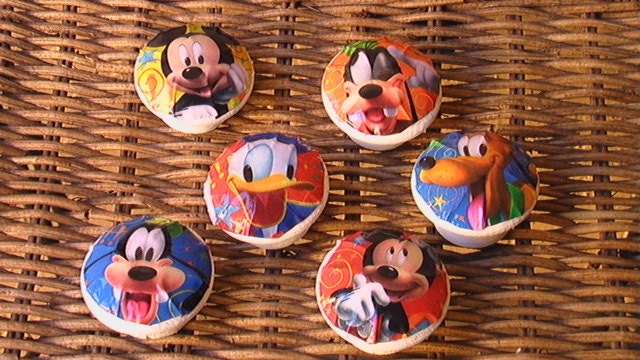 Handmade Knobs Drawer Pull Set of 6 Disney Mickey Mouse Donald Pluto Goofy Dresser Knob Pulls