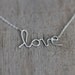 Love Necklace, Sterling Silver