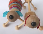 The Kabobbins- Easily Wind Yarn on any Sewing Machine- Two Yarn Bobbins and Sewing Machine Adapter- Works with Yarnimals- Free Shipping