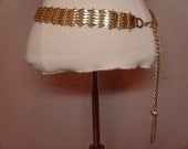 Vintage Gold Tone Belt
