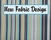 baby memory book STRIPES in SPA boy girl personalized blue grey aqua modern large custom scrapbook pregnancy growth album 8.5x11 150 pages