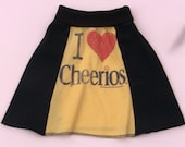 Repurposed Cheerios Skirt Girls Size 2/3T