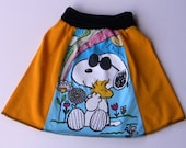 Repurposed Snoopy Skirt Girls Size 2/3T