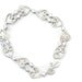 Heart bracelet sterling silver and swarovski crystals