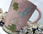 English Hedgerow Mug, Floral Mug, Gift for Her, Coffee Mug