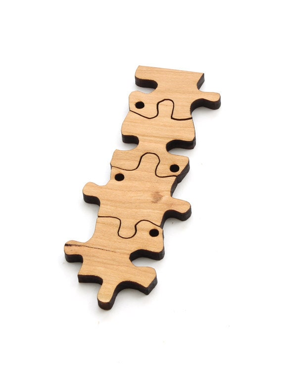 Puzzle Piece Beads Laser Cut Wood Free By Timbergreenwoods