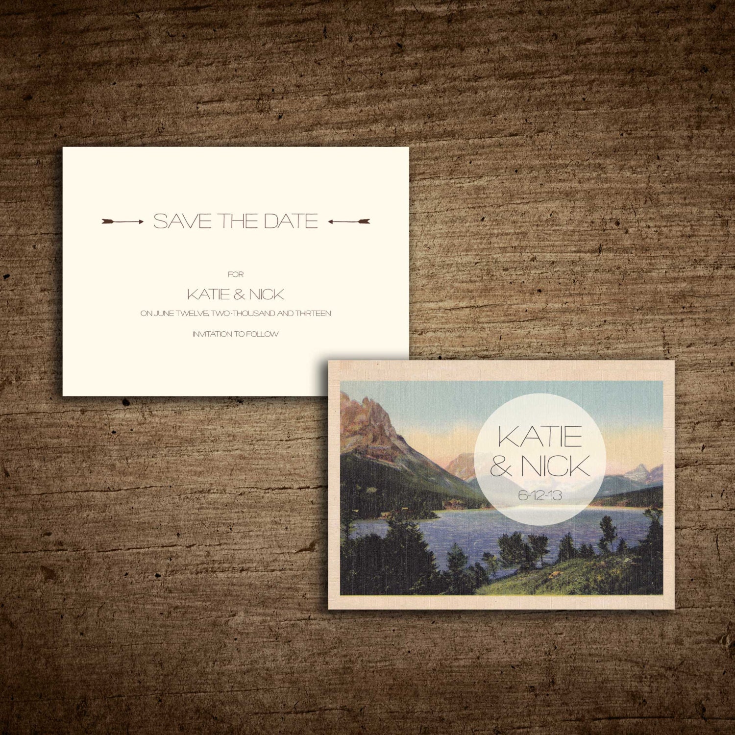 Save the Date Postcard