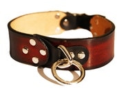 Dog Collar - Black and Red Two Strap